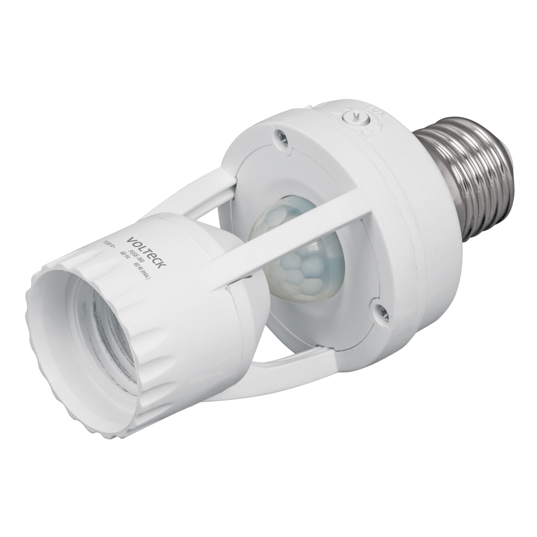 PORTALÁMPARA CON SENSOR DE MOVIMIENTO 360 GRADOS, VOLTECK 46274
