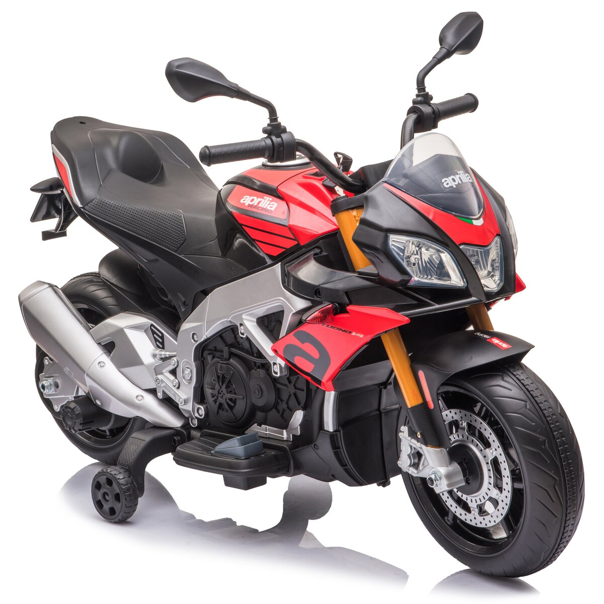 Montable Moto Electrica Aprilia Tuono 1100 12V Roja