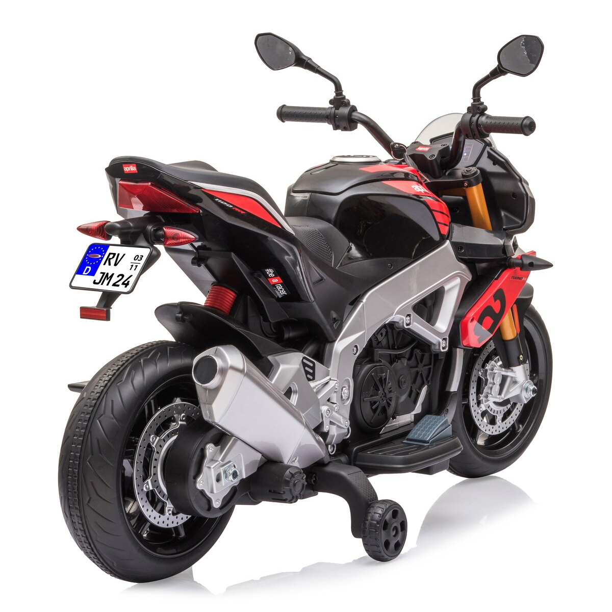 Montable Moto Electrica Aprilia Tuono 1100 12V Roja
