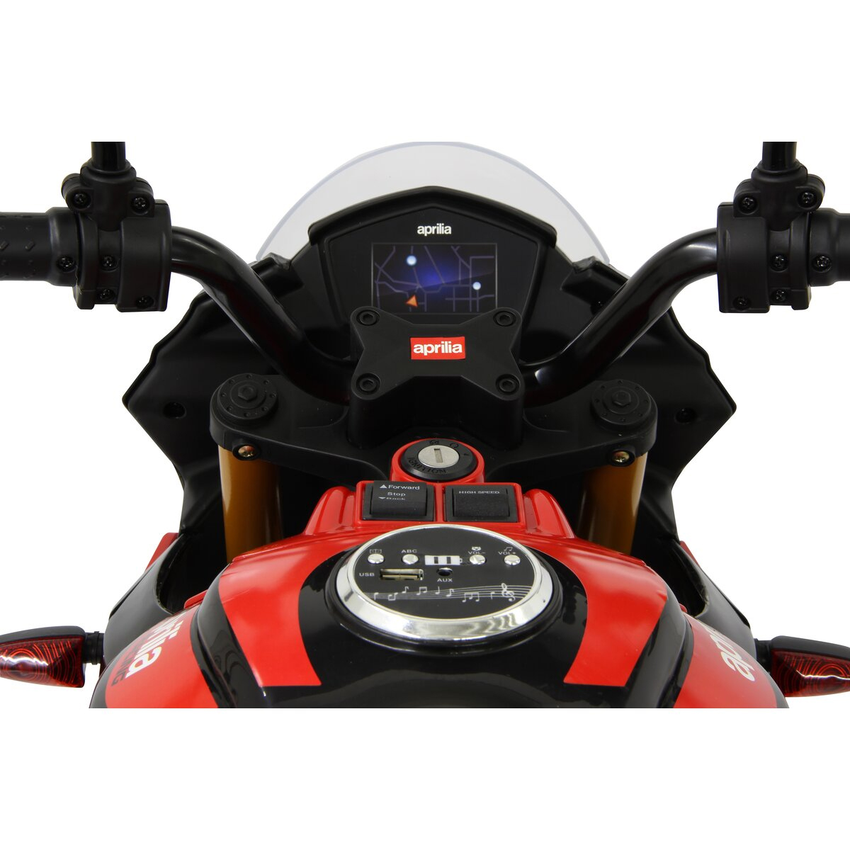 Montable Moto Electrica Aprilia Tuono 1100 12V Roja