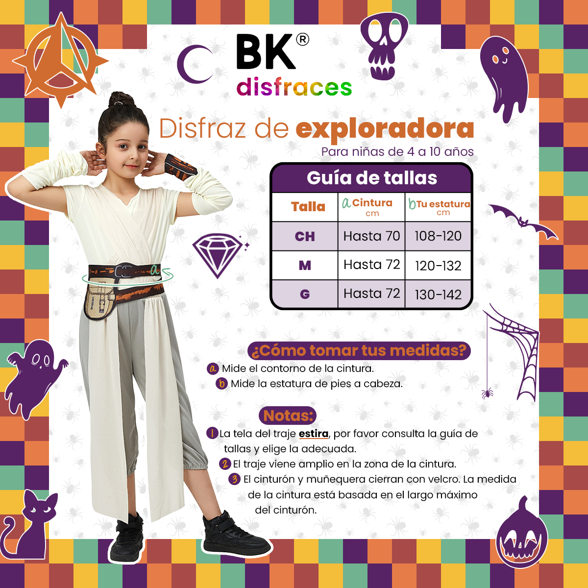 Disfraz De Halloween Infantil Niñas Fiesta Disfraces De Tela Exploradora Jade Espacio Estelar Wars Tallas Disponibles