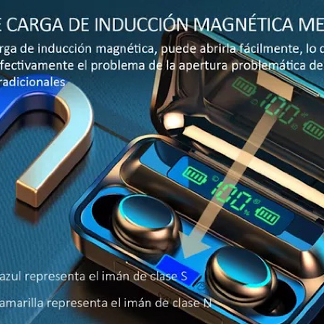 Audífonos In-ear Bluetooth Con Neckband De 2 Piezas