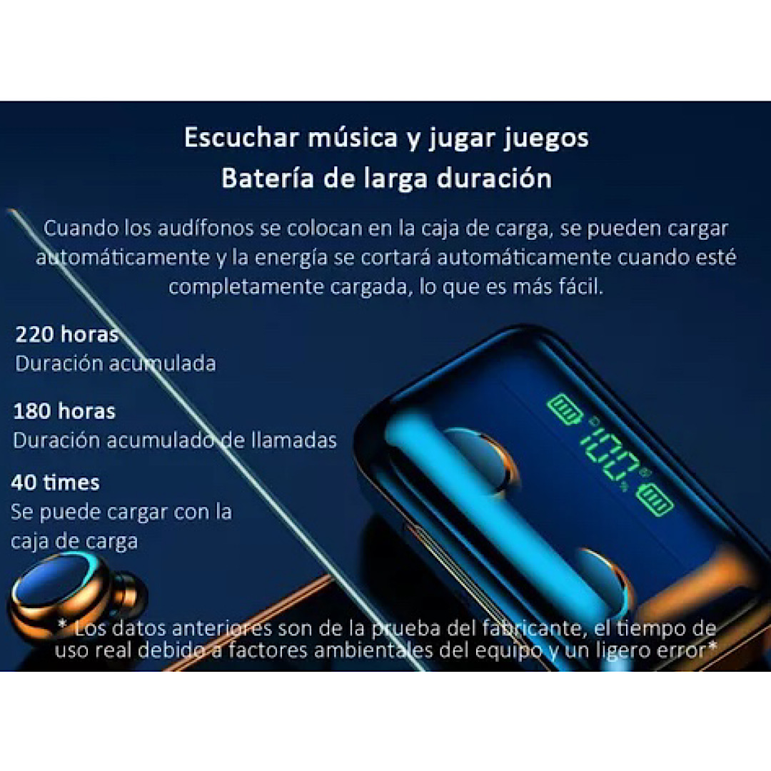 Audífonos In-ear Bluetooth Con Neckband De 2 Piezas