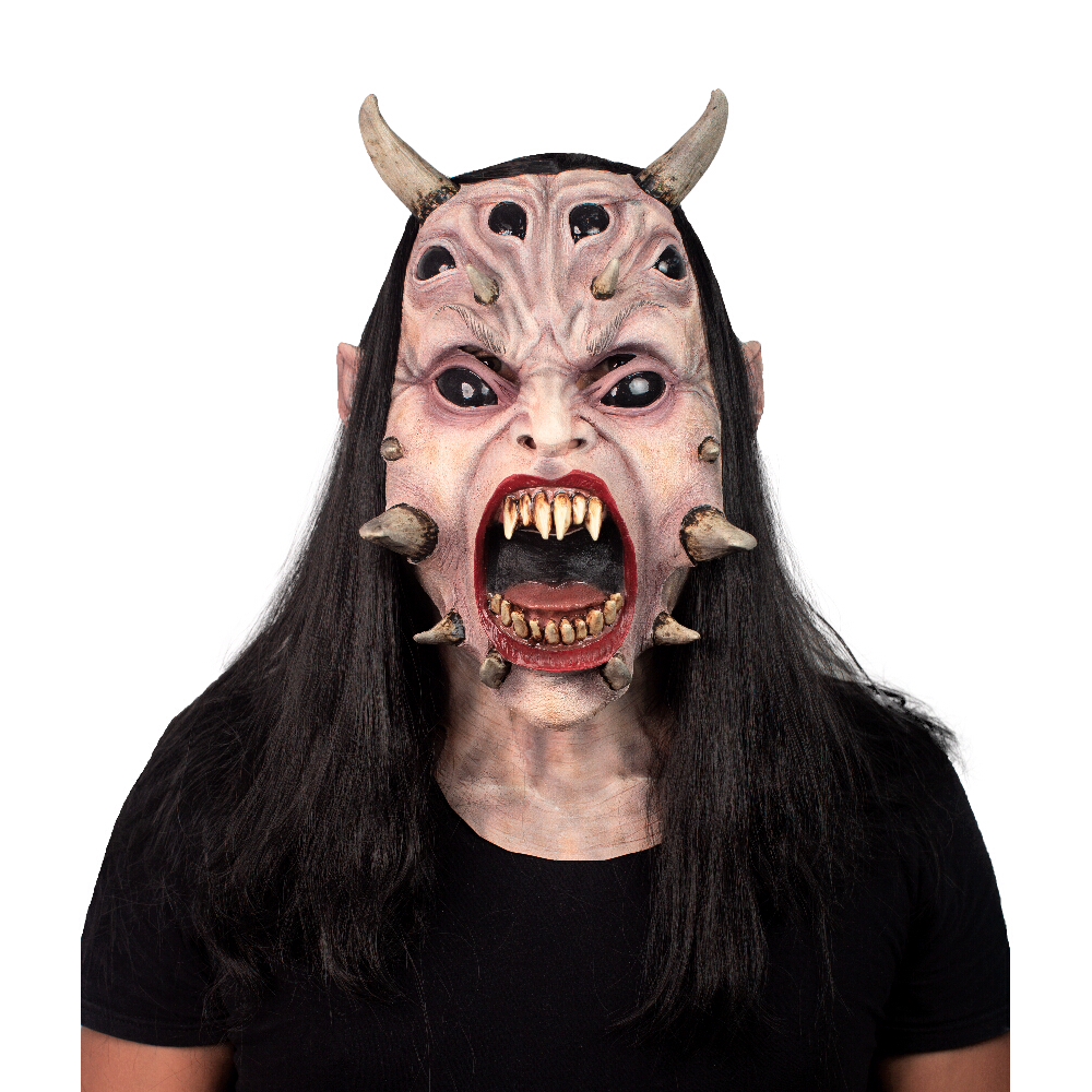 Máscara De Jorogumo Monstruo Mitológico Disfraz Halloween