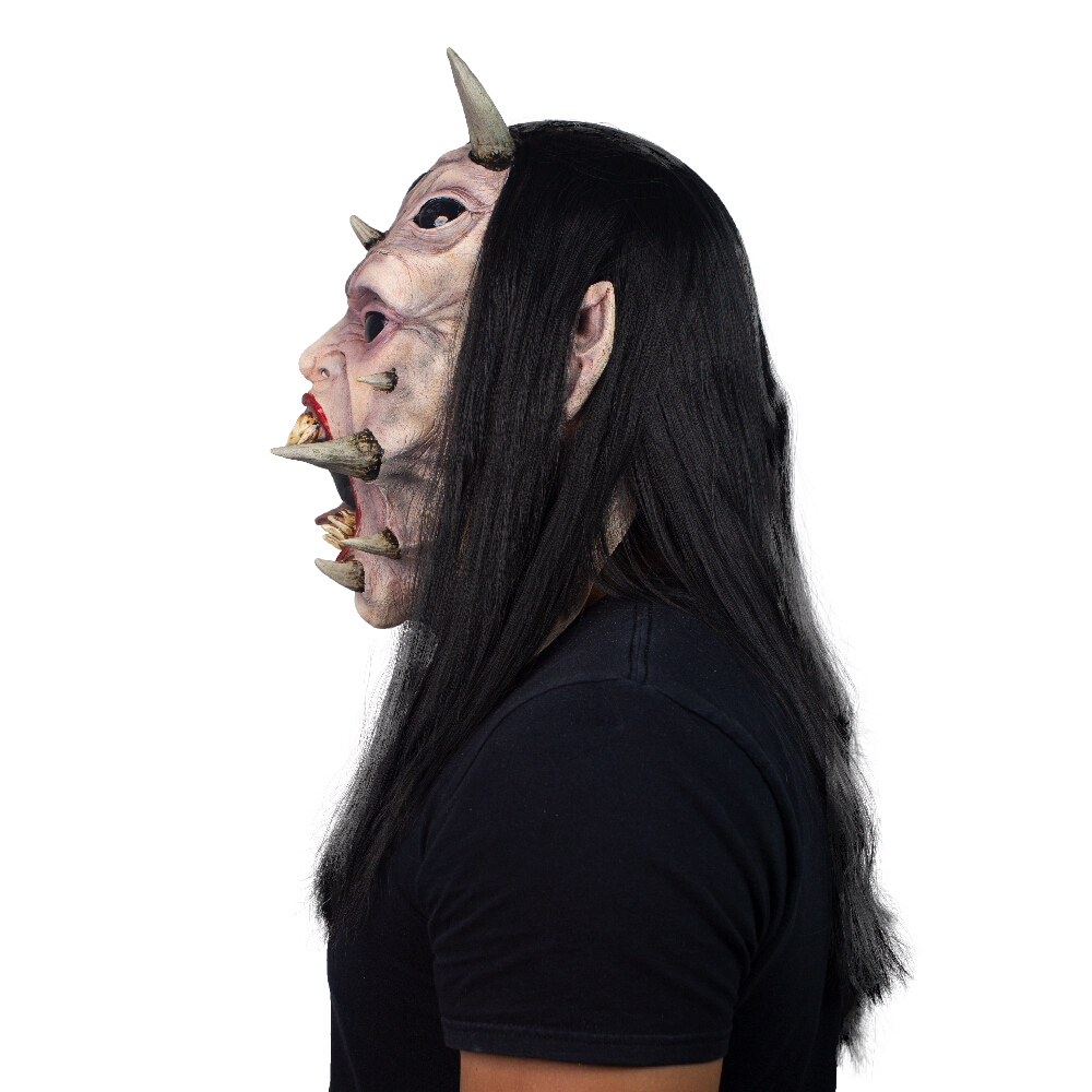 Máscara De Jorogumo Monstruo Mitológico Disfraz Halloween
