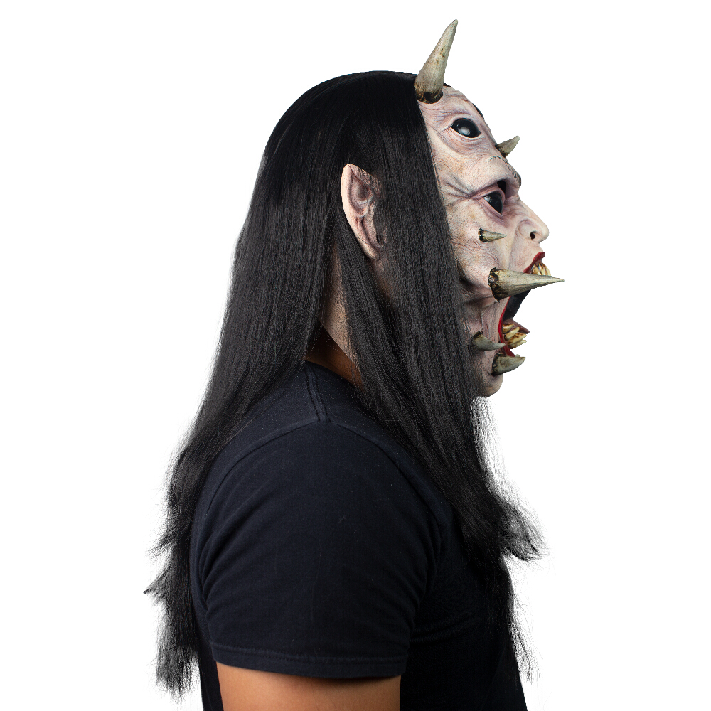 Máscara De Jorogumo Monstruo Mitológico Disfraz Halloween