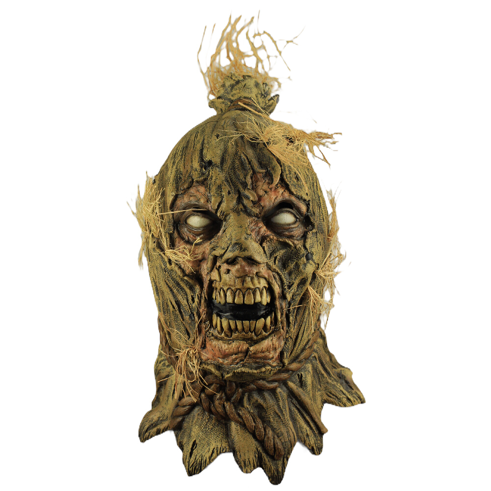 Máscara De Espantapájaros Sacareborn Terrorífico Disfraz