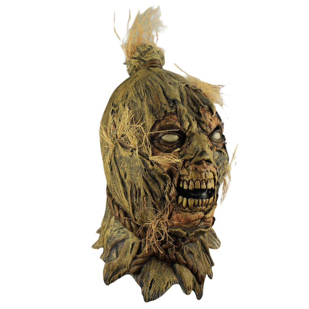 Máscara De Espantapájaros Sacareborn Terrorífico Disfraz