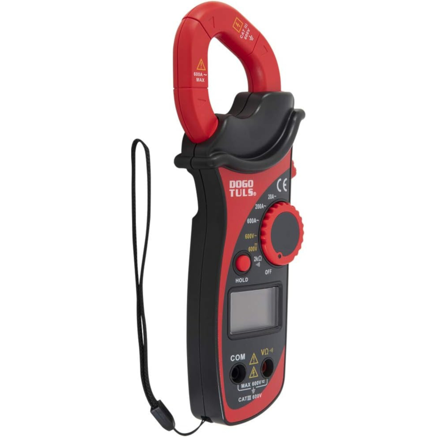 Amperímetro o Multimetro de Gancho Profesional Digital 600V Cat III Dogotuls ZE8005