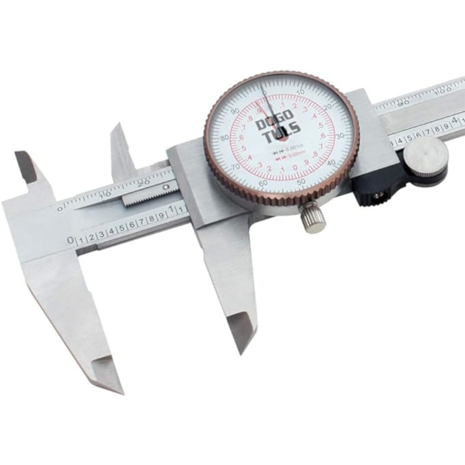 DOGOTULS MA2012 Calibrador Vernier Caratula Dual, 6"
