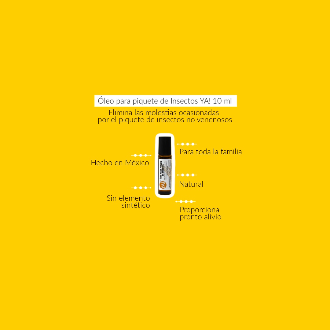 ÓLEO PARA PIQUETE DE INSECTOS YA!(R)