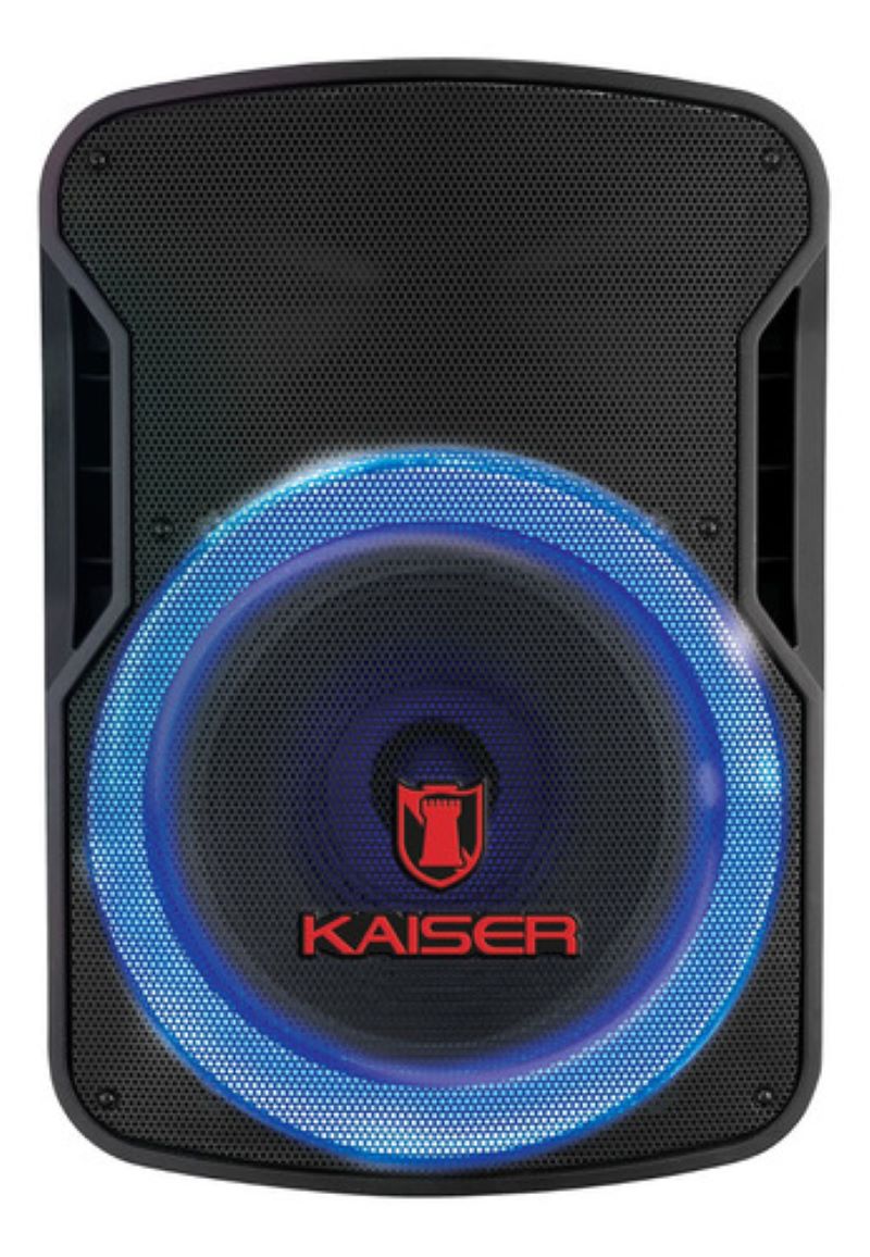 Bocina Portatil Kaiser GEM-9515 15 Pulgadas Bluetooth Karaoke