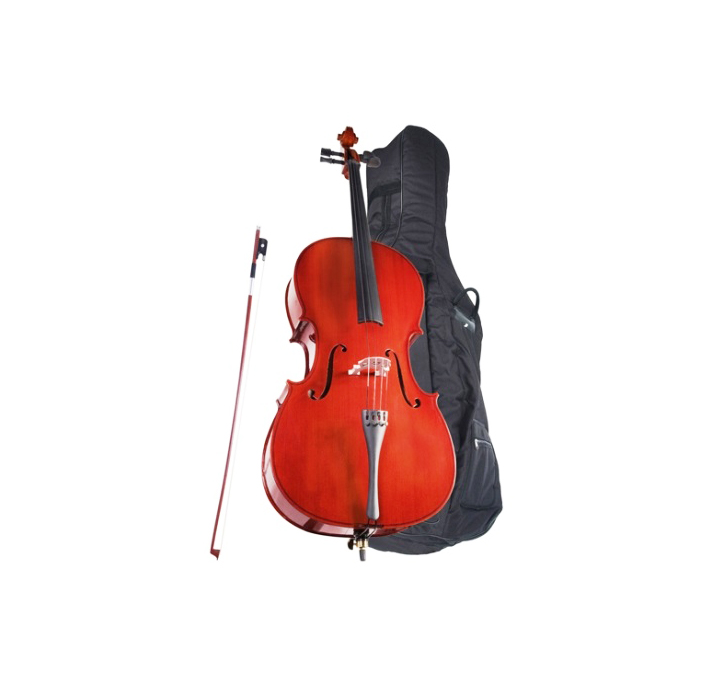 Violoncello Lark de 1/2 Natural Funda y Arco 