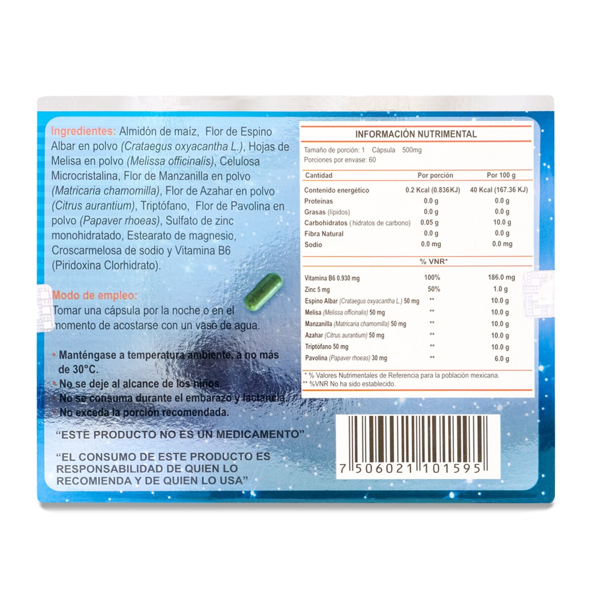 Selpy Caps Vitamina B6 Y Zinc Capsulas De Mezcla Herbal Vitaminas Y Minerales Suplemento Alimenticio