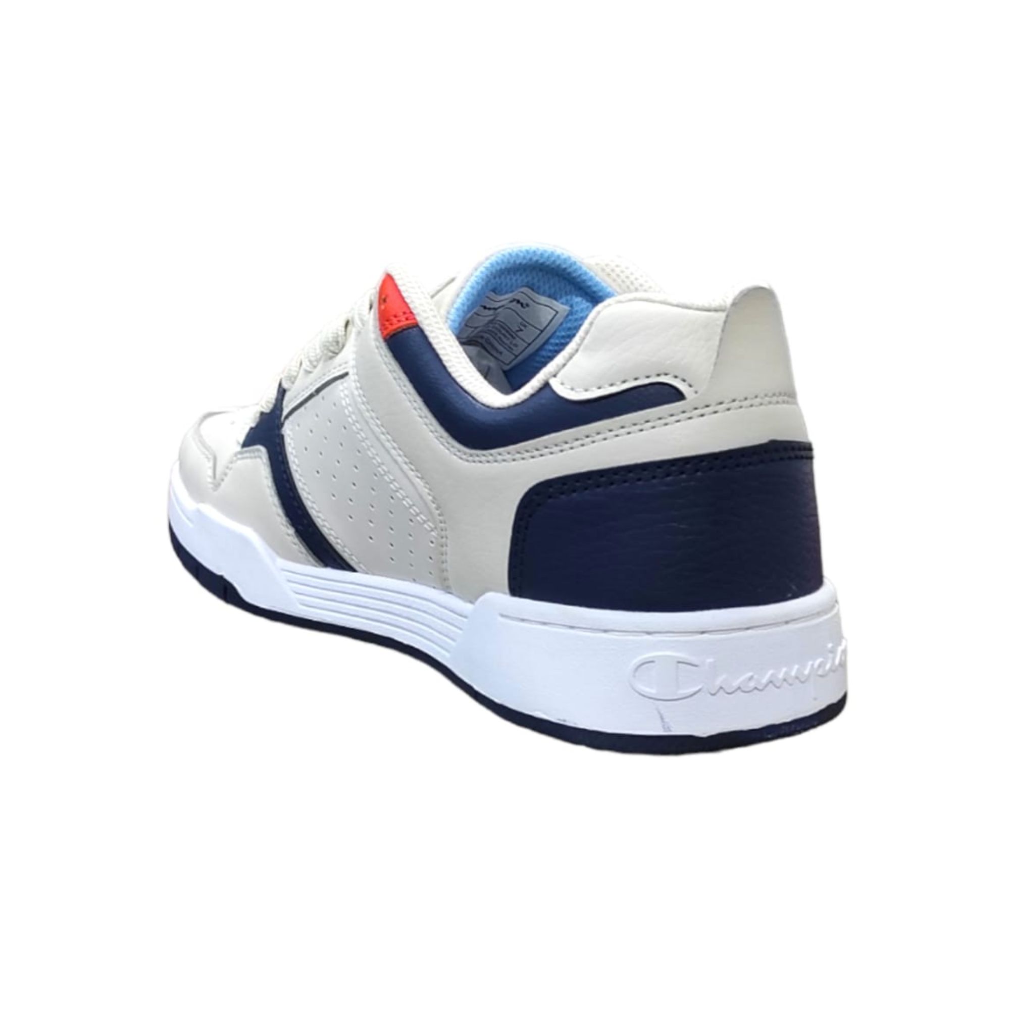Tenis Champion Court Low Beige con Azul Hombre Originales CAS10289M