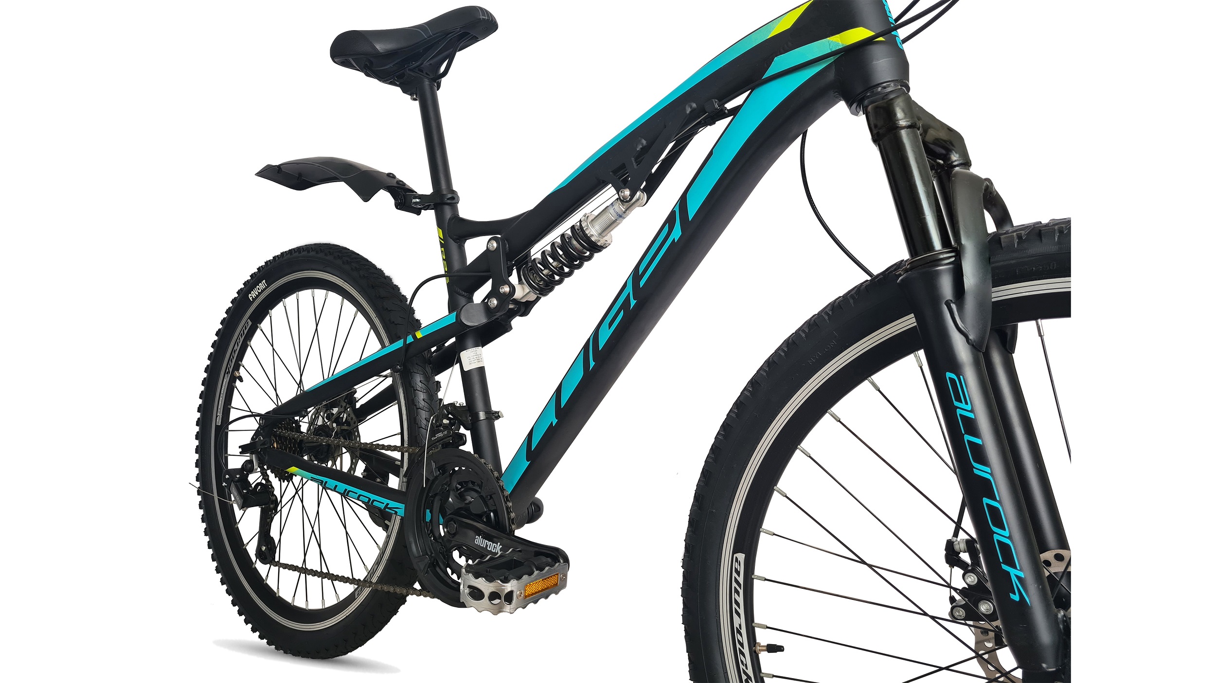 Bicicleta Alurock Luger Ds 21V Freno Disco R26 Azul