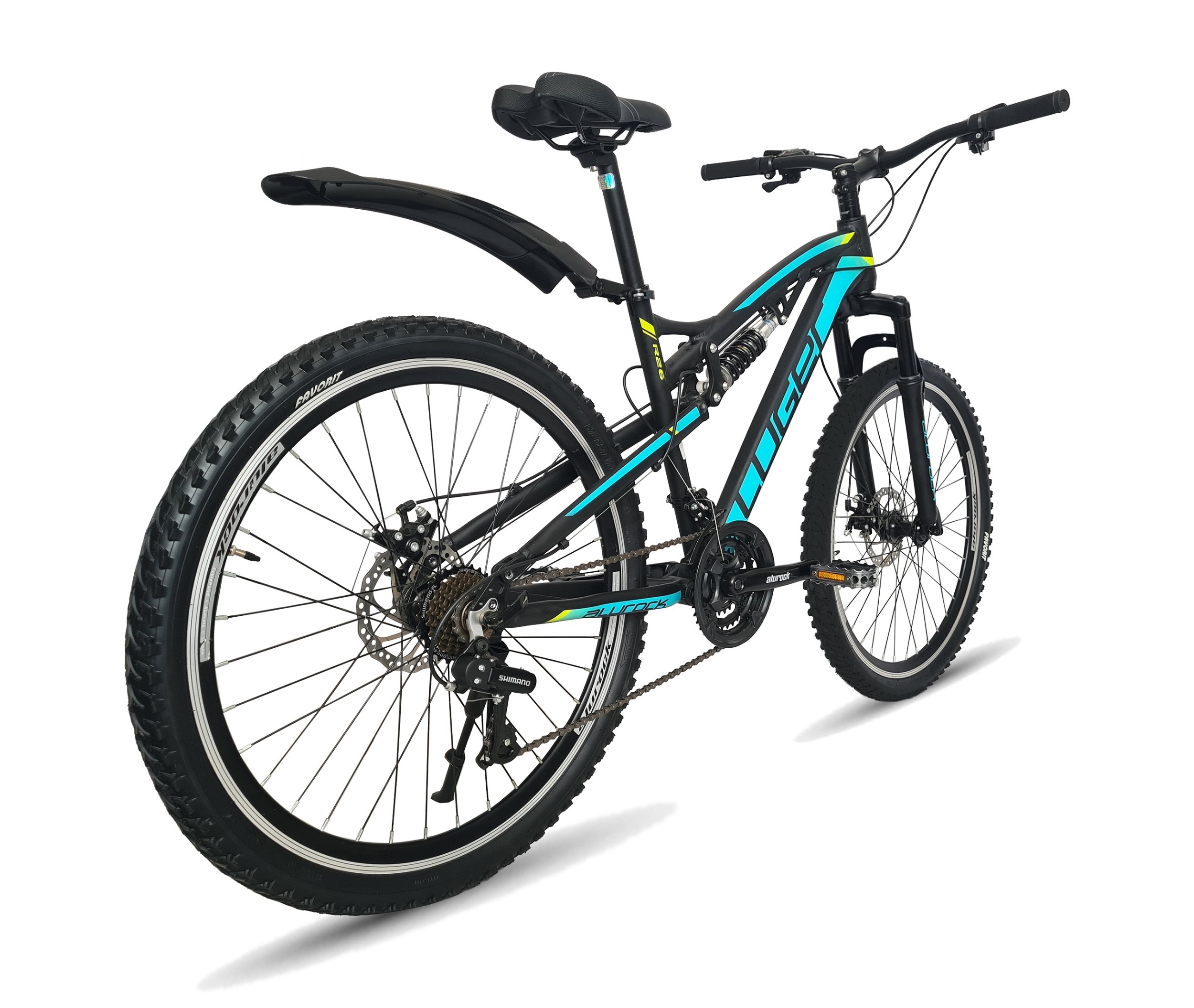 Bicicleta Alurock Luger Ds 21V Freno Disco R26 Azul