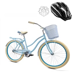 bicicleta-mercurio-cruiser-dama-r26-azul-casco-de-regalo