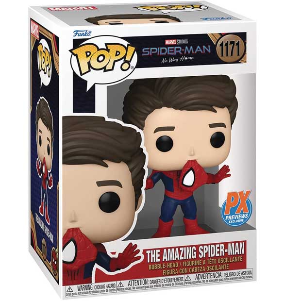 Funko Pop Marvel: Spider Man No Way Home - Spider Man Andrew Garfield Sin Mascara