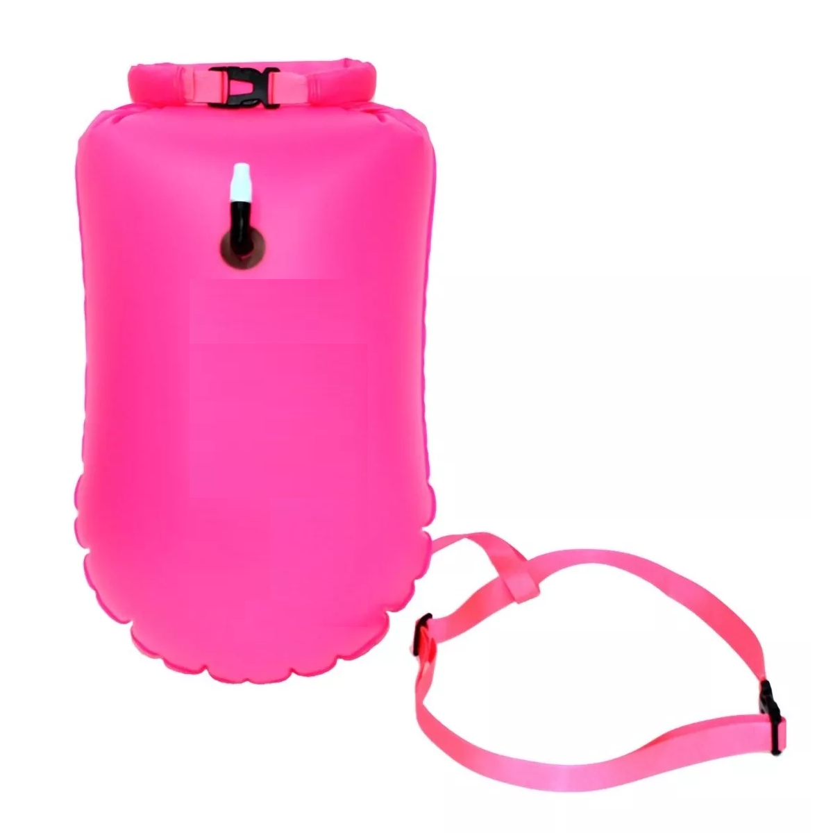 Boya De Seguridad Con Bolsa Para Natación En Aguas Abiertas 20L  Rosa