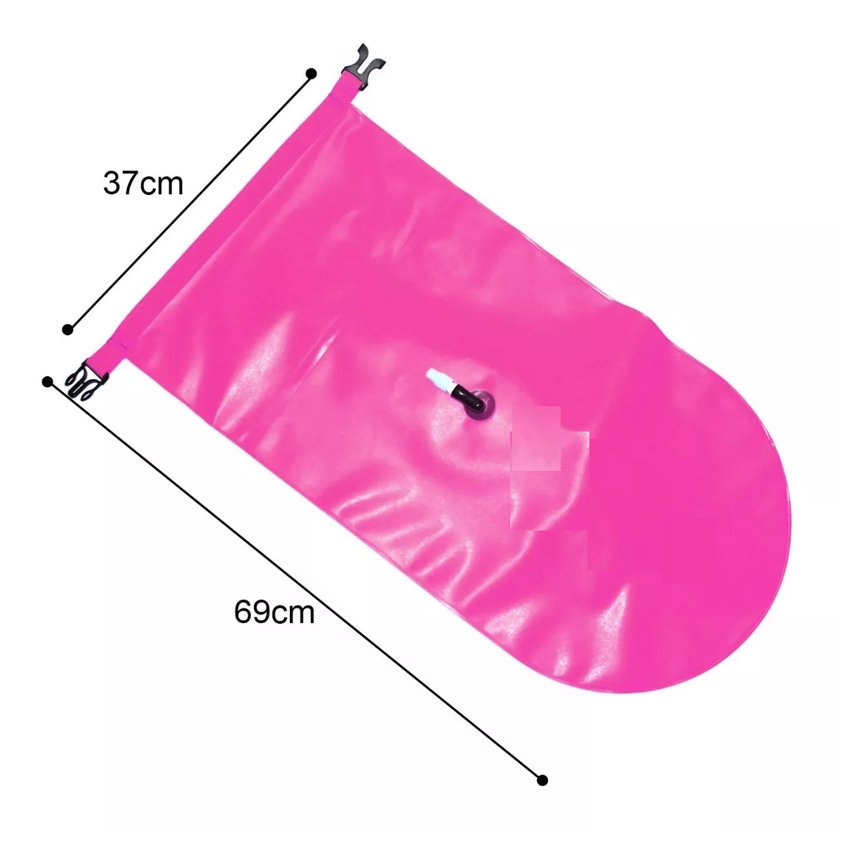 Boya De Seguridad Con Bolsa Para Natación En Aguas Abiertas 20L  Rosa