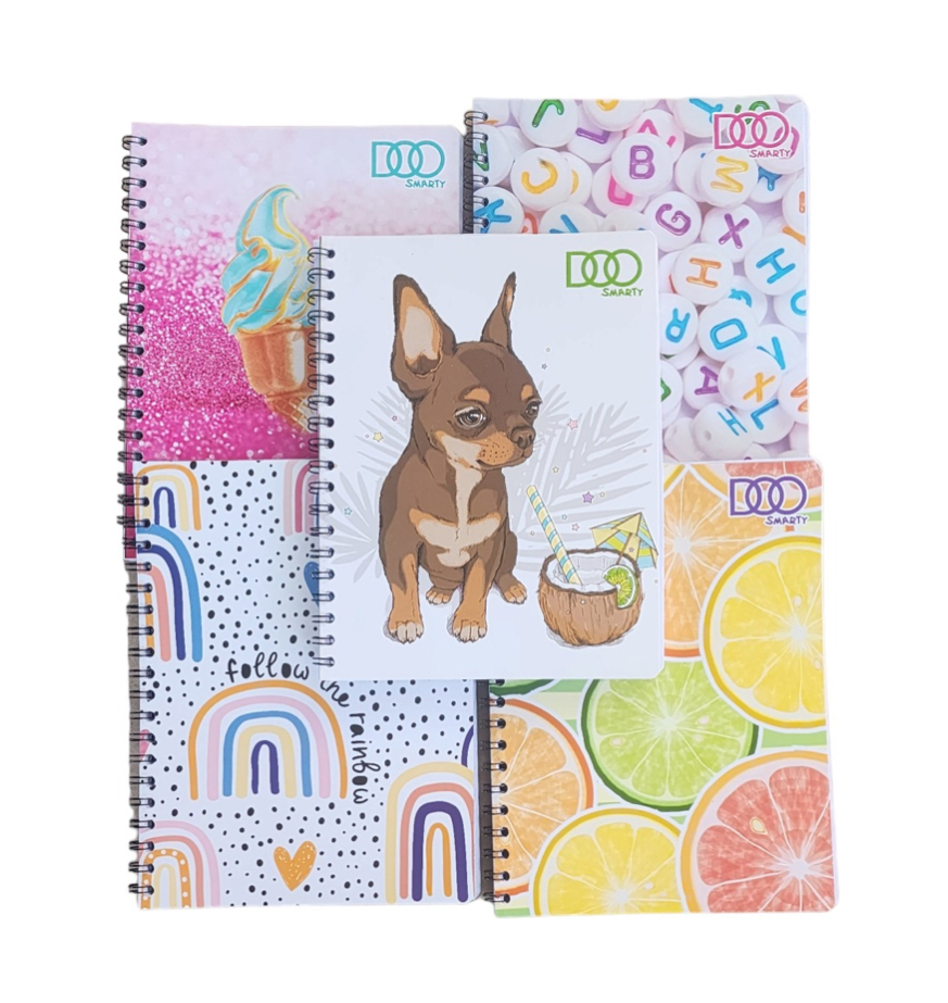 Libreta Profesional Doble Arillo - 5 Piezas cuadro chico