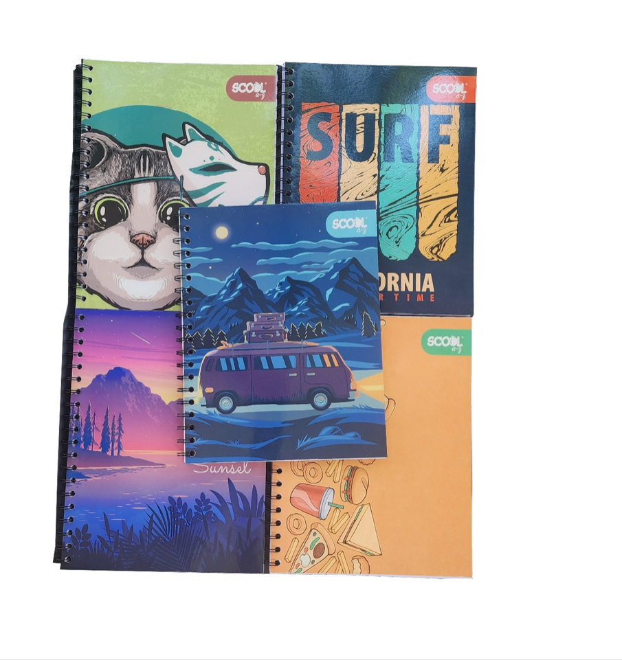 Libreta Profesional Doble Arillo - 5 Piezas raya