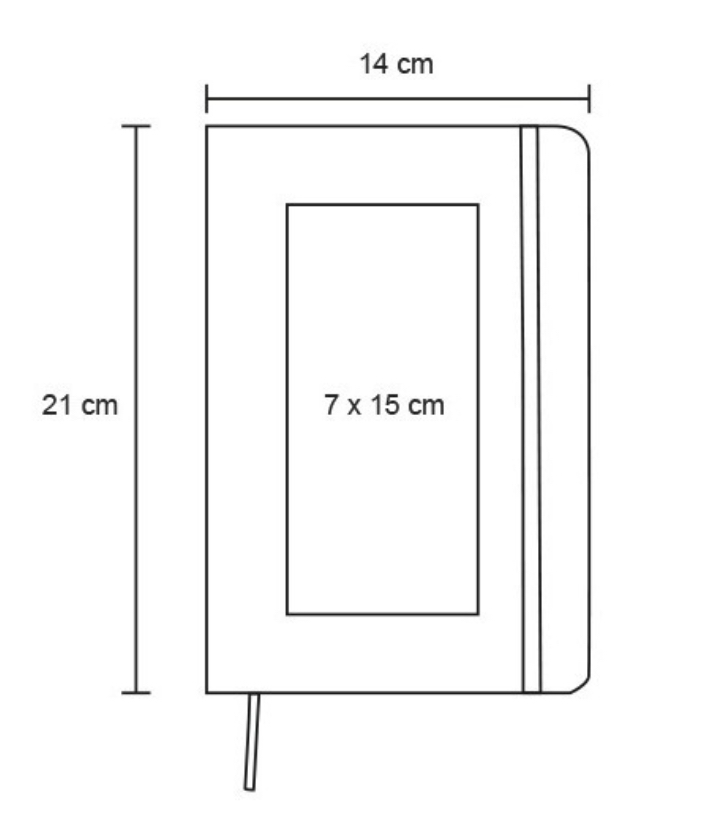 Libreta Tipo Moleskine De Poliuretano rojo