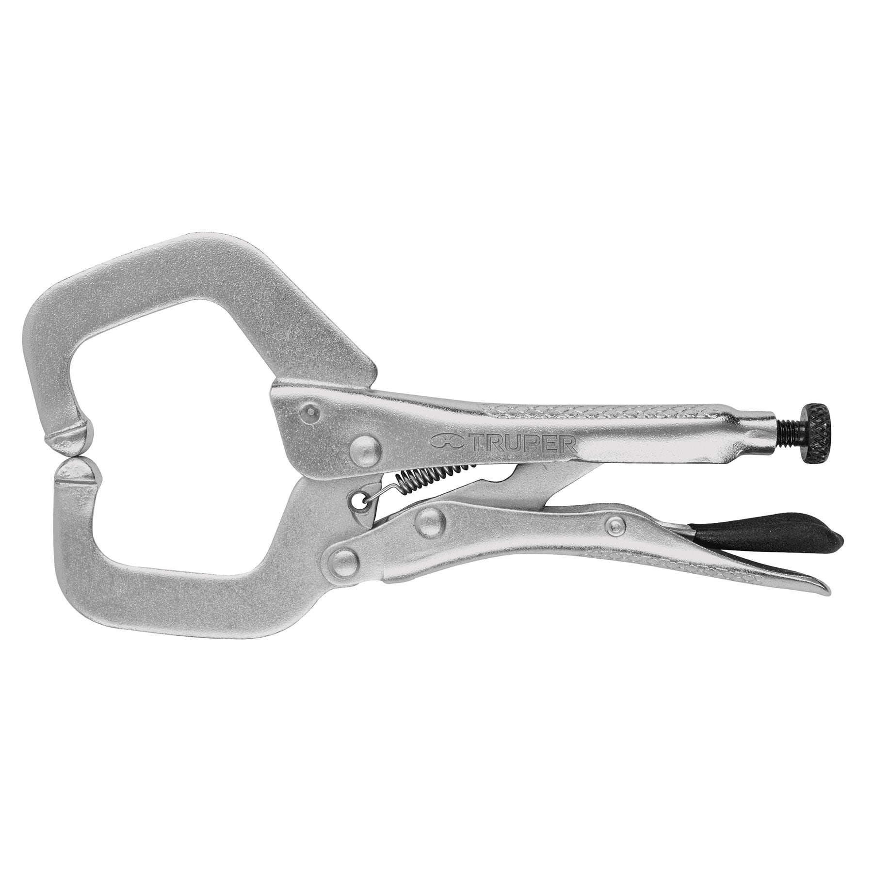 PINZA DE PRESIÓN 6" TIPO "C" CON MORDAZA FIJA, TRUPER 17416