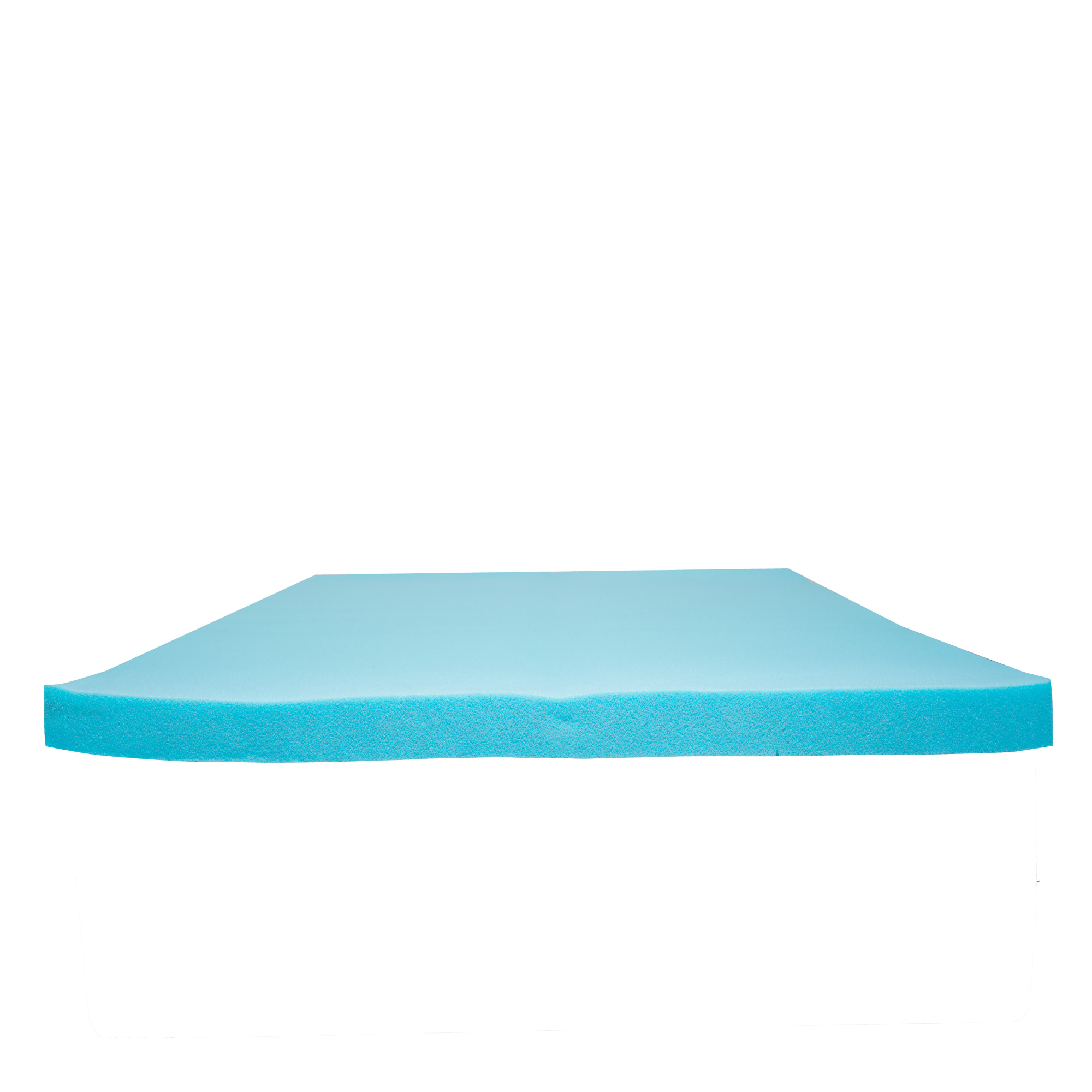 MEMORY FOAM Colchoneta Fresca de Memory Foam de 8 cm  Queen Size 100% Memory Foam  Brinda Soporte a tu Colchón  190 x 100 x 8 cm.