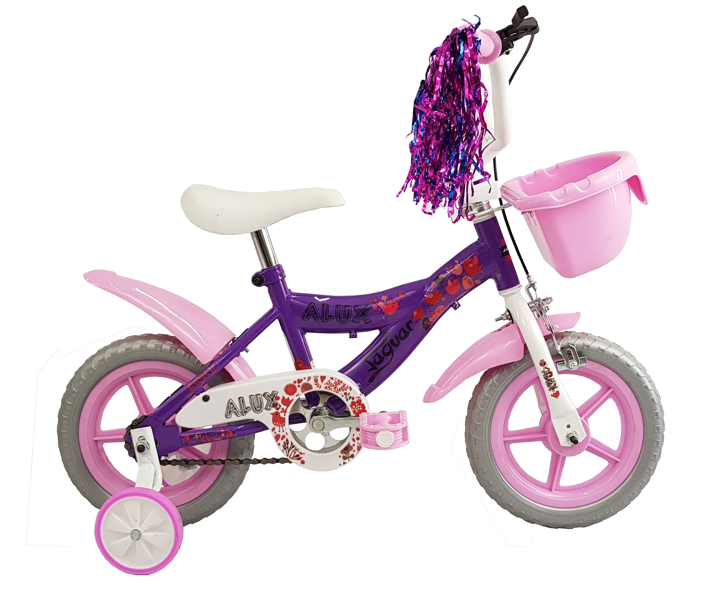 Bicicleta Jaguar Alux R12 Llantas Entrenadoras Morado