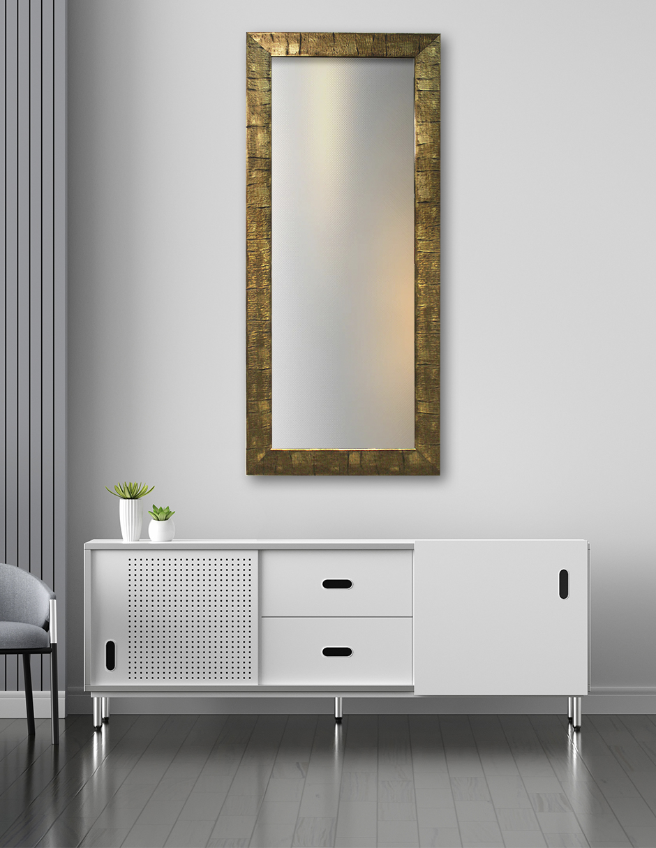 Espejo decorativo de pared cuerpo entero color dorado vintage Dii Frame Nostalgia