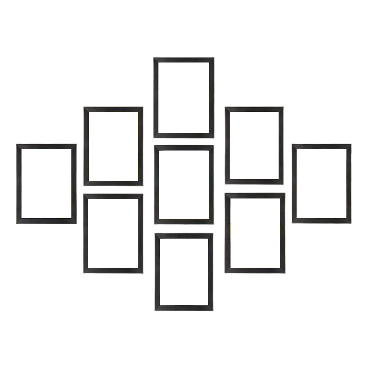 9 Piezas Fotos Marco, Portaretrato Decoración De Habitaciones