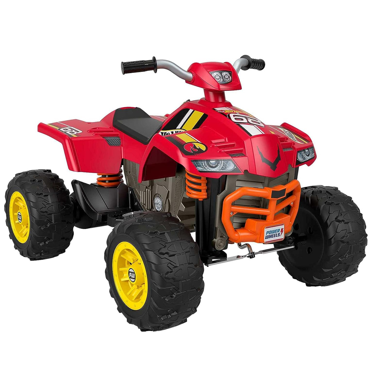 Cuatrimoto Moto Electrica Montable Power Wheels Hot Wheels ATV Rojo