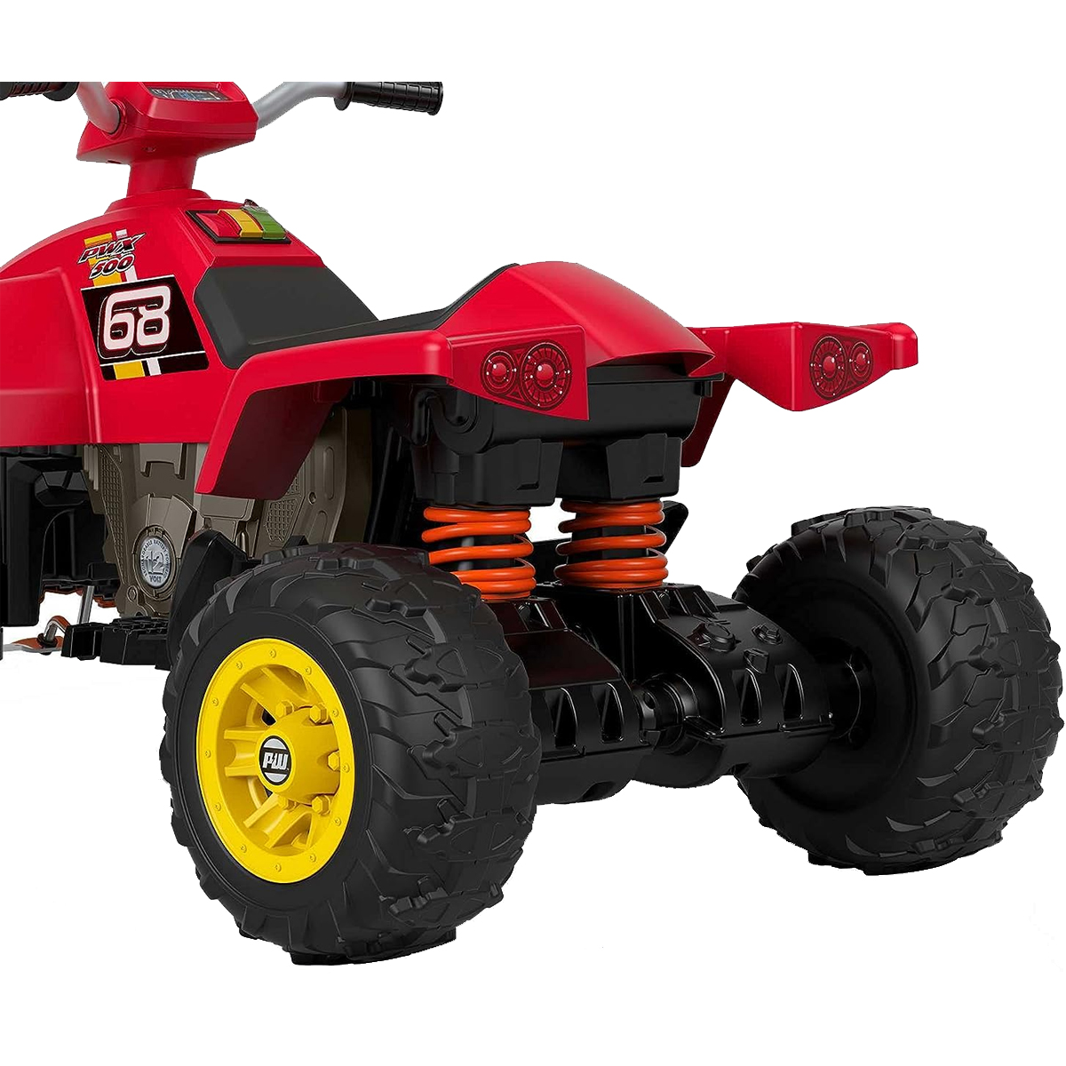 Cuatrimoto Moto Electrica Montable Power Wheels Hot Wheels ATV Rojo