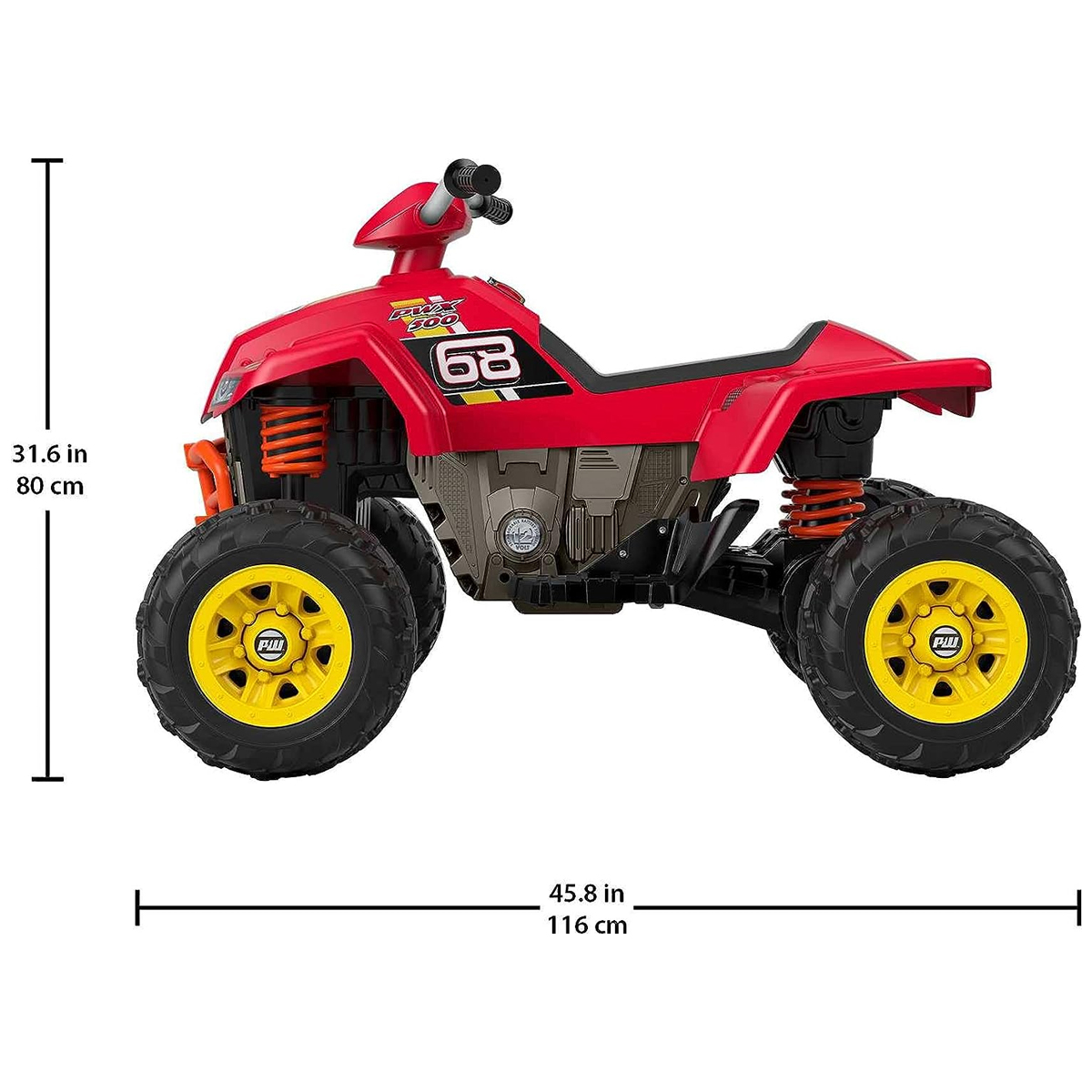 Montable cuatrimoto rally online wheels roja