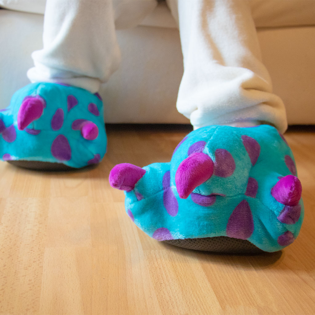 Pantuflas Garras de Monstruo Luli Patotas Cómodas y Divertidas Tela Cálida y Suave con Suela Antideslizante Unisex para Toda la Familia