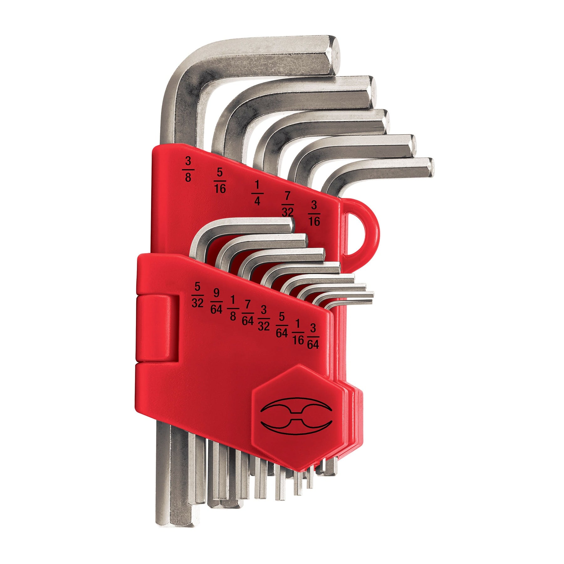 JUEGO 13 LLAVES ALLEN STD PUNTA HEXAGONAL CON ORGANIZADOR TRUPER 15545