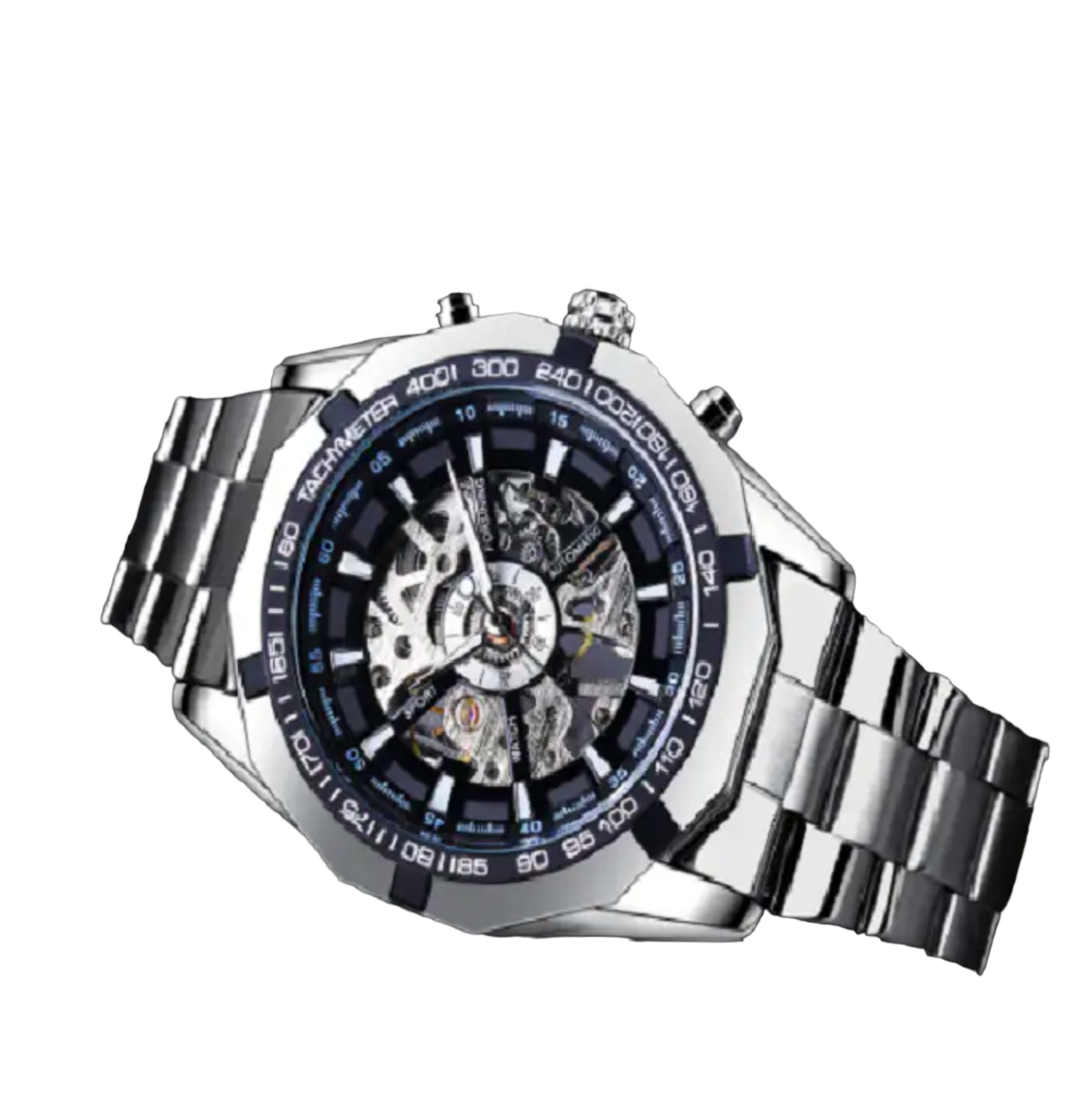 Reloj Mecánico de acero inoxidable 2021 para hombre 