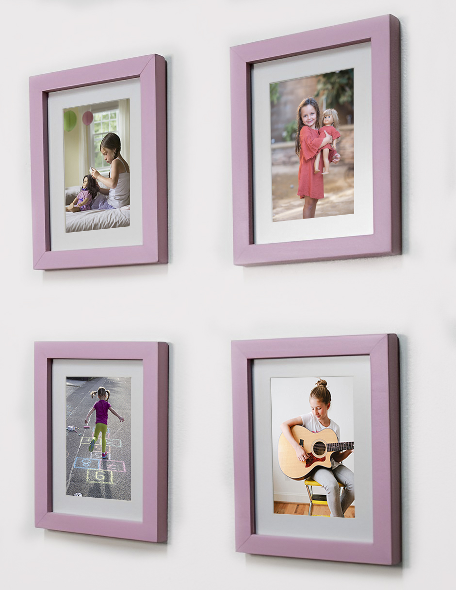 Set de 4 marcos color rosa pastel DII FRAME rosa pastel 2024