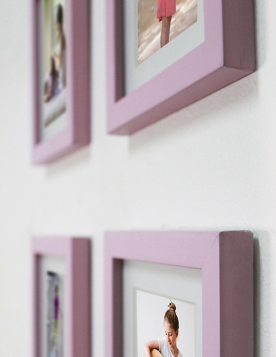 Set de 4 marcos color rosa pastel DII FRAME rosa pastel 2024