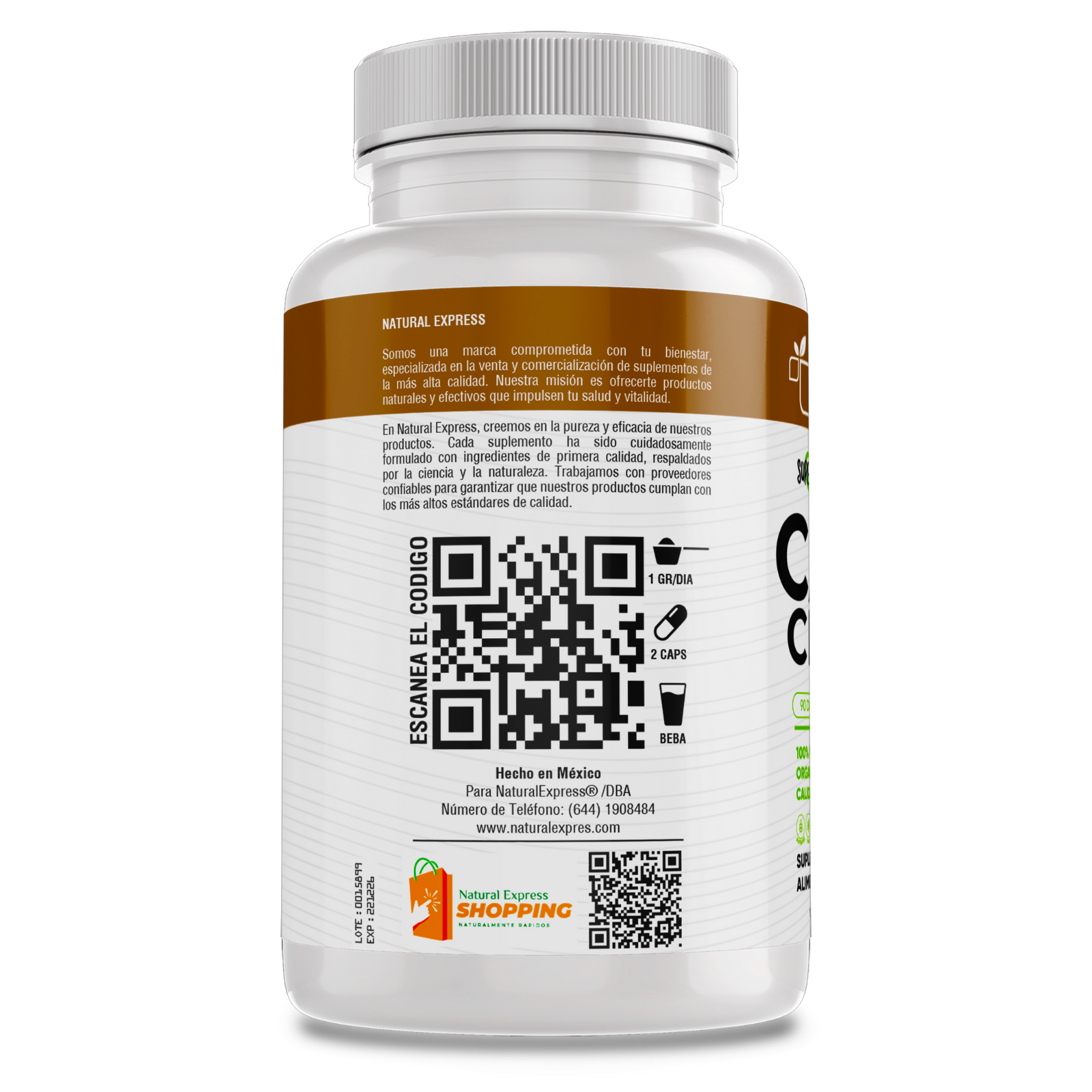 Canela Ceylan 100% Pura (180 Capsulas 500mg) |ORGANICO | NATURAL | Para 90 Dias | - Organic Ceylan Cinnamon