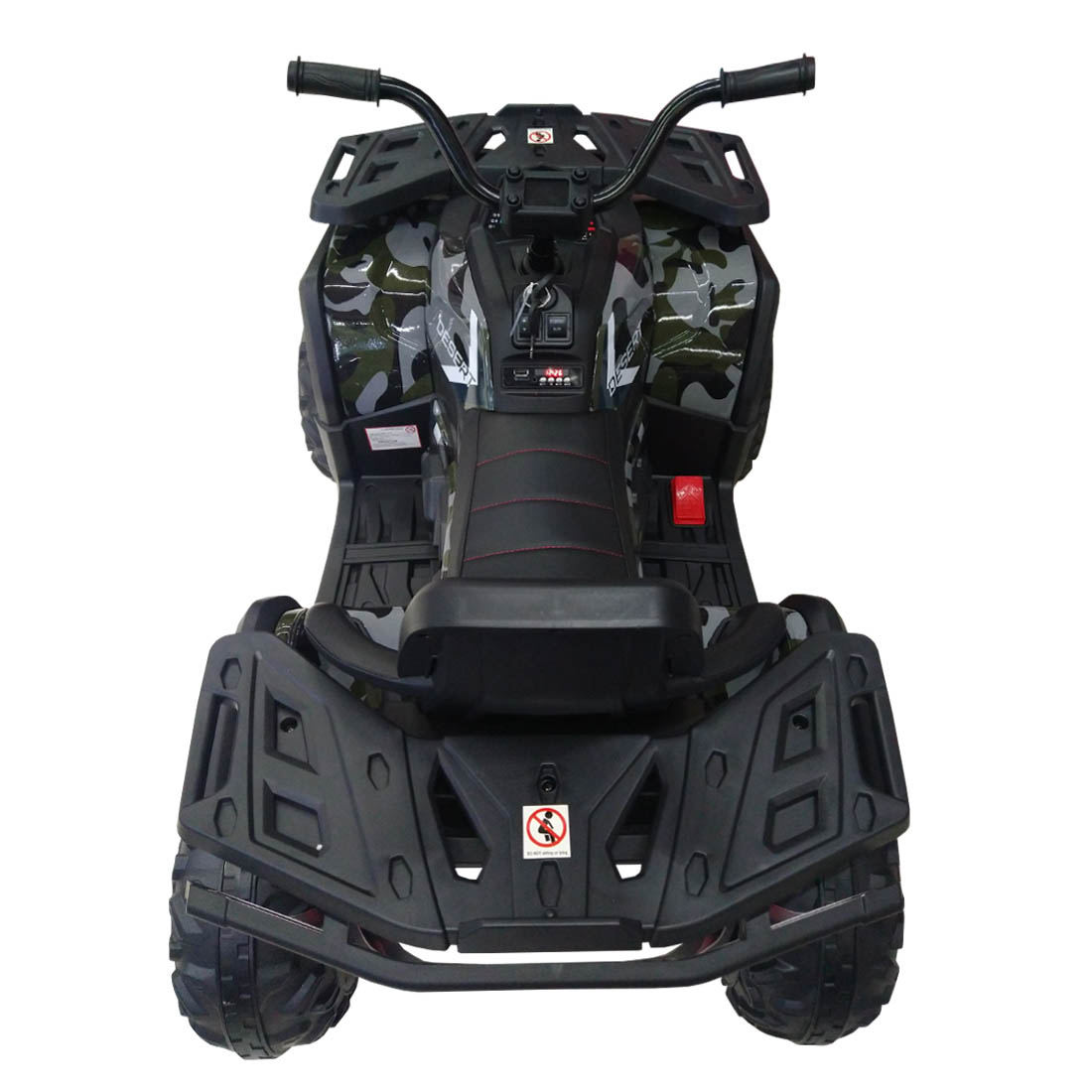Cuatrimoto Moto Electrica Montable Infantil 12V MTT60 Verde Militar Pintado