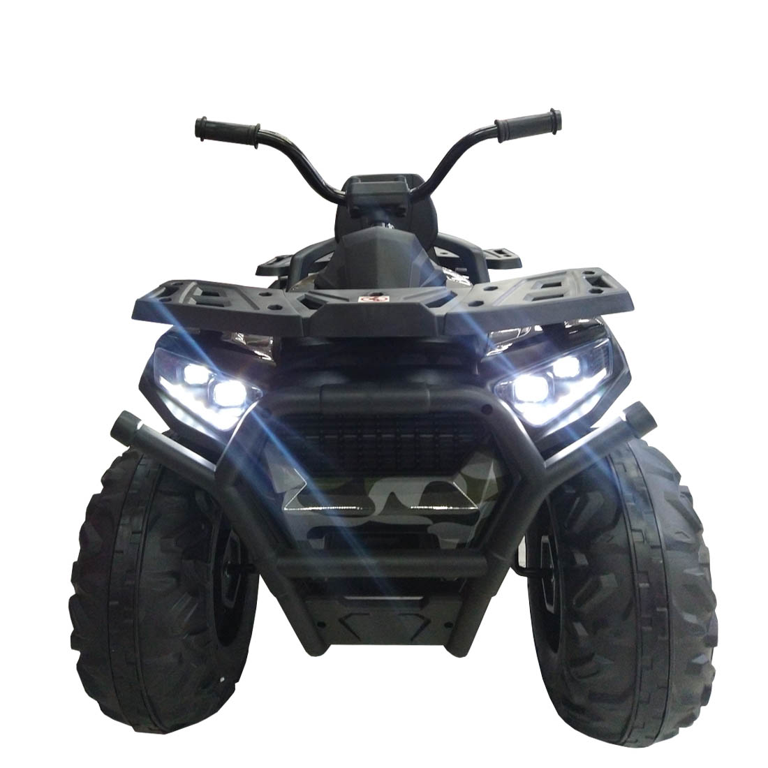 Cuatrimoto Moto Electrica Montable Infantil 12V MTT60 Verde Militar Pintado