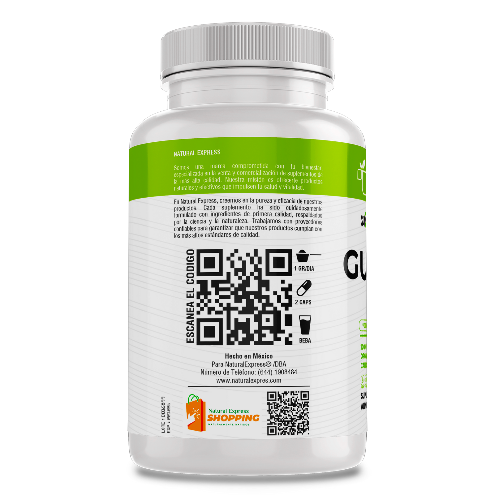 Extracto de Guanabana 100% Puro (180 Capsulas 500mg) |ORGANICO | NATURAL | Para 90 Dias | - Organic Guanabana Extract Extract