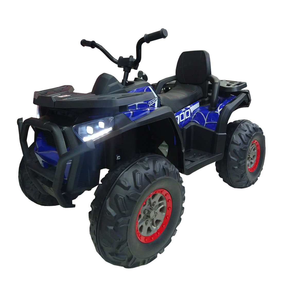 Cuatrimoto Moto Electrica Montable Infantil 12V MTT60 Azul Spider Pintado