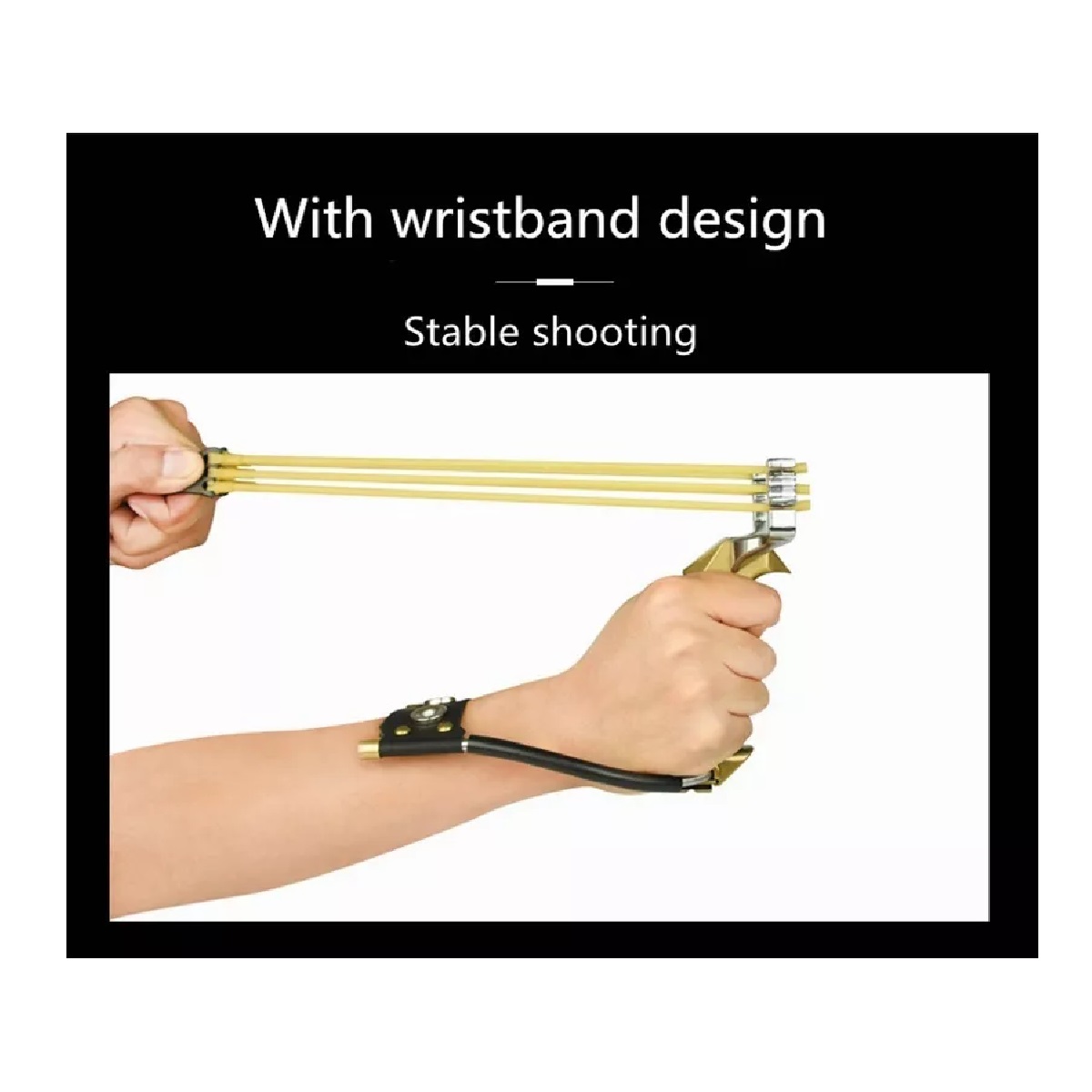 Lanzador De Tirachinas Profesional De Goma Slingshot