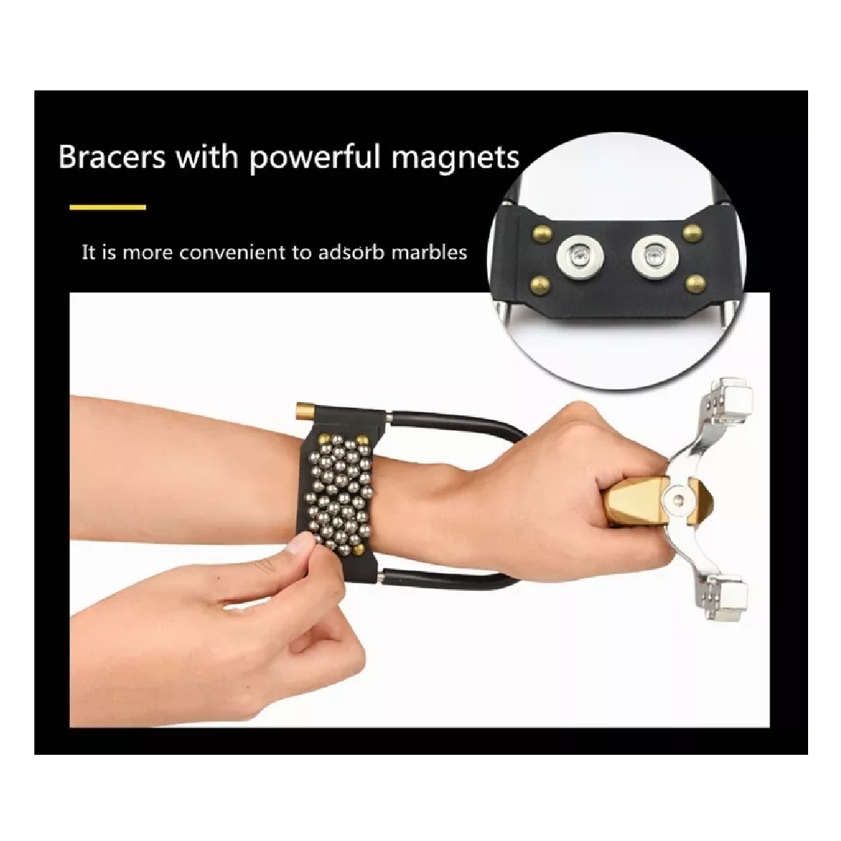 Lanzador De Tirachinas Profesional De Goma Slingshot