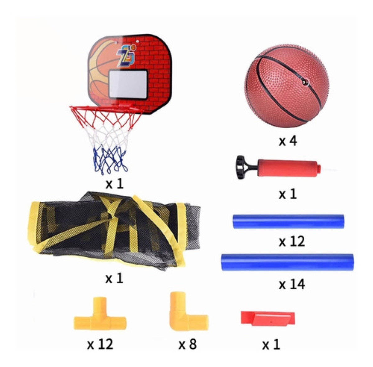 Juego De Aro De Baloncesto Para Niños,inflador 