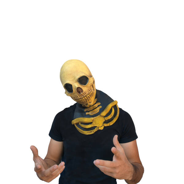 Máscara De Calavera Long Neck Skull Ghoulish Productions Disfraz Halloween